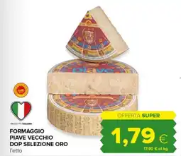 Tigre Formaggio piave vecchio dop selezione oro offerta