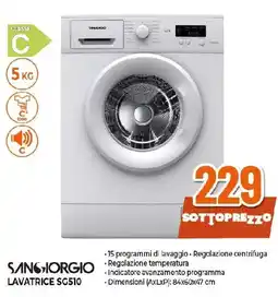Extracoop SANGIORGIO LAVATRICE SG510 offerta