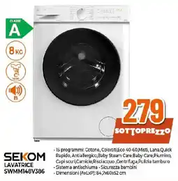 Extracoop SEKOM LAVATRICE SWMM148V386 offerta