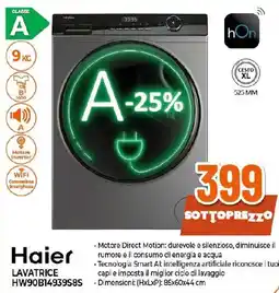Extracoop Haier LAVATRICE HW90B14939S8S offerta