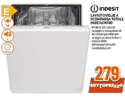 Extracoop INDESIT LAVASTOVIGLIE A SCOMPARSA TOTALE IN2IE14CNP80 offerta