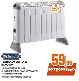 Extracoop DeLonghi TERMOCONVETTORE HCM2030 offerta