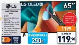 Unieuro LG SMART TV OLED AI offerta