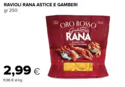 Tigre Ravioli rana astice e gamberi offerta