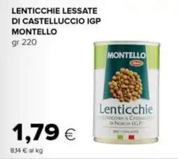 Tigre Lenticchie lessate di castelluccio igp MONTELLO offerta