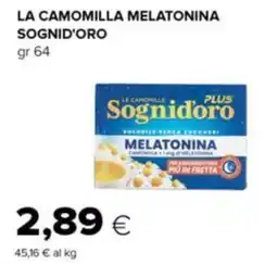 Tigre La camomilla melatonina SOGNID'ORO offerta