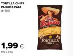 Tigre Tortilla chips paquita PATA offerta