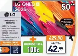 Unieuro LG smart TV qned AI offerta