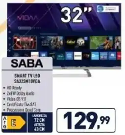 Unieuro SABA SMART TV LED SA325M10VDA offerta
