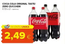 Tigre Coca cola original taste/ zero zuccheri offerta