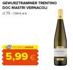 Tigre Gewurztraminer trentino doc mastri vernacoli offerta