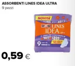 Tigre Assorbenti lines idea ultra offerta