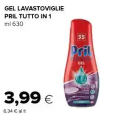 Tigre Gel lavastoviglie pril tutto in 1 offerta