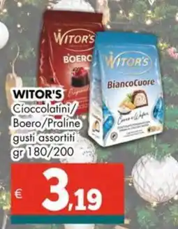 Altasfera WITOR'S Cioccolatini Boero/Praline offerta