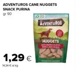 Tigre Adventuros cane nuggets snack PURINA offerta