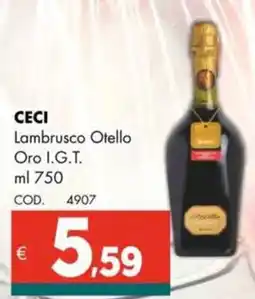 Altasfera CECI Lambrusco Otello Oro I.G.T. offerta