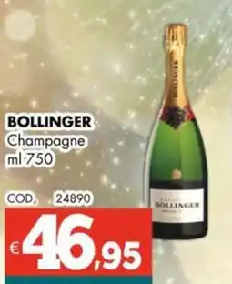 Altasfera BOLLINGER Champagne offerta