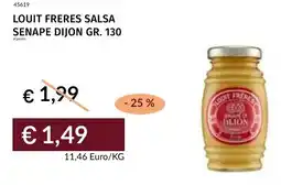 Prezzemolo e Vitale Louit freres salsa SENAPE DIJON offerta