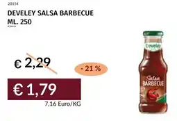 Prezzemolo e Vitale Develey salsa barbecue offerta