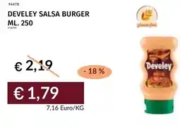 Prezzemolo e Vitale Develey salsa burger offerta