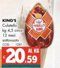 Altasfera KING'S Culatello offerta