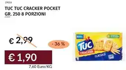 Prezzemolo e Vitale Tuc tuc cracker pocket 8 porzioni offerta