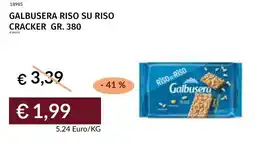 Prezzemolo e Vitale Galbusera riso su riso cracker offerta
