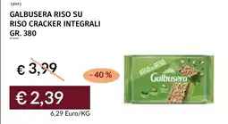 Prezzemolo e Vitale Galbusera riso su riso cracker integrali offerta
