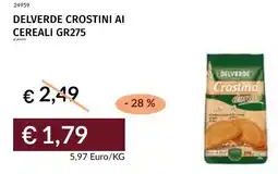 Prezzemolo e Vitale Delverde crostini ai cereali offerta