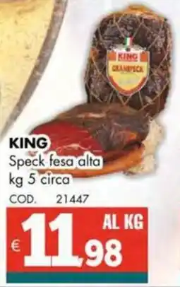 Altasfera KING Speck fesa alta offerta