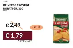 Prezzemolo e Vitale Delverde crostini dorati offerta