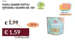 Prezzemolo e Vitale Figuli quadri sottili integrali sesamo offerta