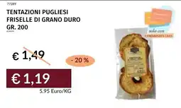 Prezzemolo e Vitale Tentazioni pugliesi friselle di grano duro offerta