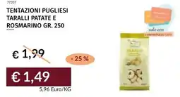 Prezzemolo e Vitale Tentazioni pugliesi taralli patate e rosmarino offerta
