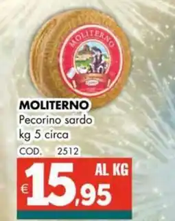 Altasfera MOLITERNO Pecorino sardo offerta