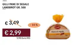 Prezzemolo e Vitale Gilli pane di segale landbrot offerta