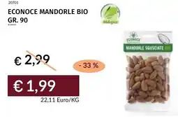 Prezzemolo e Vitale Econoce mandorle bio offerta