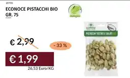 Prezzemolo e Vitale Econoce pistacchi bio offerta