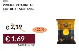 Prezzemolo e Vitale Vintage patatine al tartufo e sale offerta