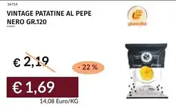 Prezzemolo e Vitale Vintage patatine al pepe nero offerta