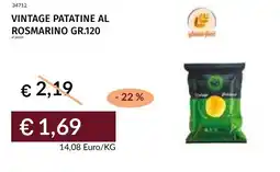 Prezzemolo e Vitale Vintage patatine al rosmarino offerta
