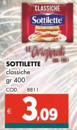 Altasfera SOTTILETTE classiche offerta