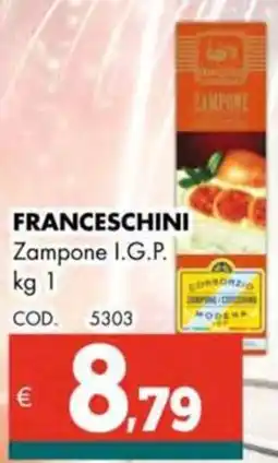 Altasfera FRANCESCHINI Zampone I.G.P. offerta