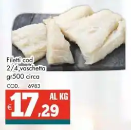 Altasfera Filetti cod 2/4 vaschetta offerta