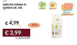 Prezzemolo e Vitale Sarchio farina di quinoa offerta