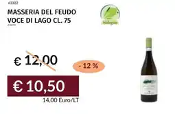 Prezzemolo e Vitale Masseria del feudo voce di lago offerta