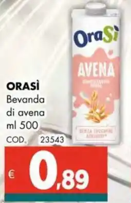 Altasfera ORASÌ Bevanda di avena offerta