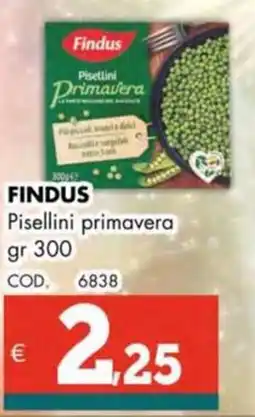 Altasfera FINDUS Pisellini primavera offerta