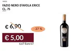 Prezzemolo e Vitale Fazio nero d'avola erice offerta