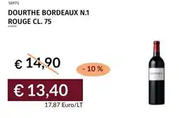 Prezzemolo e Vitale Dourthe bordeaux N.1 rouge offerta
